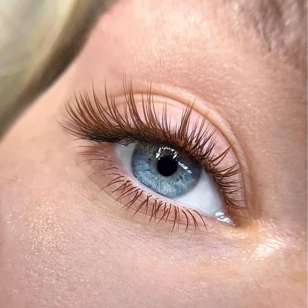 Eyelash Extensions Brown Collection Mix XXL  – Praline / 0.07 mm – 25 Lines Qu.Like You