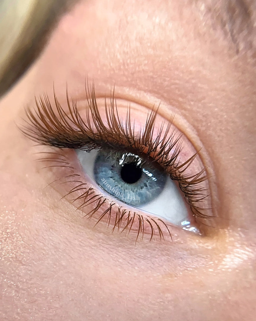 Eyelash Extensions Brown Collection Mix XXL  – Praline / 0.07 mm – 25 Lines Qu.Like You
