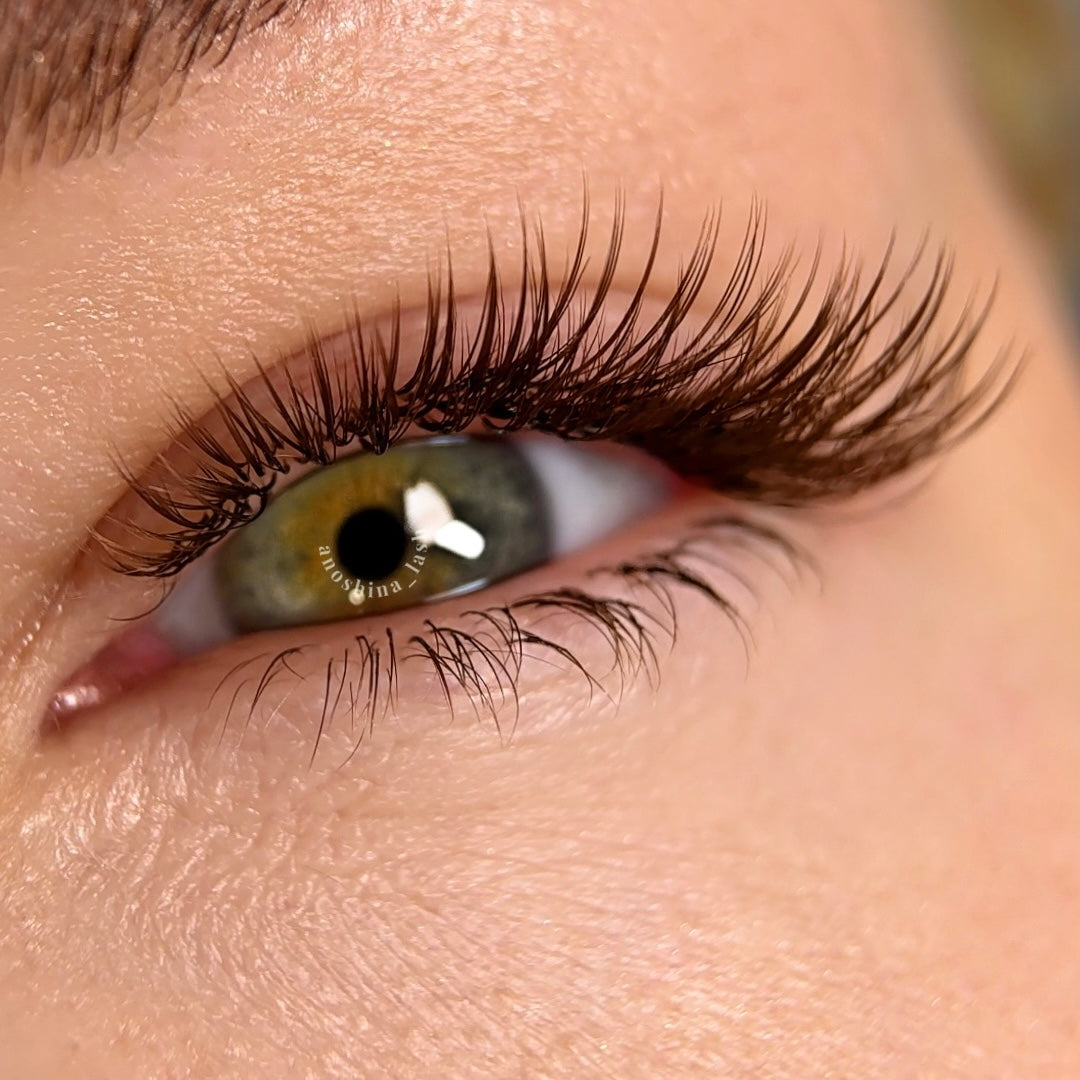 Eyelash Extensions Brown Collection Mix XXL  – Tobacco  / 0.07 mm – 25 Lines Qu.Like You
