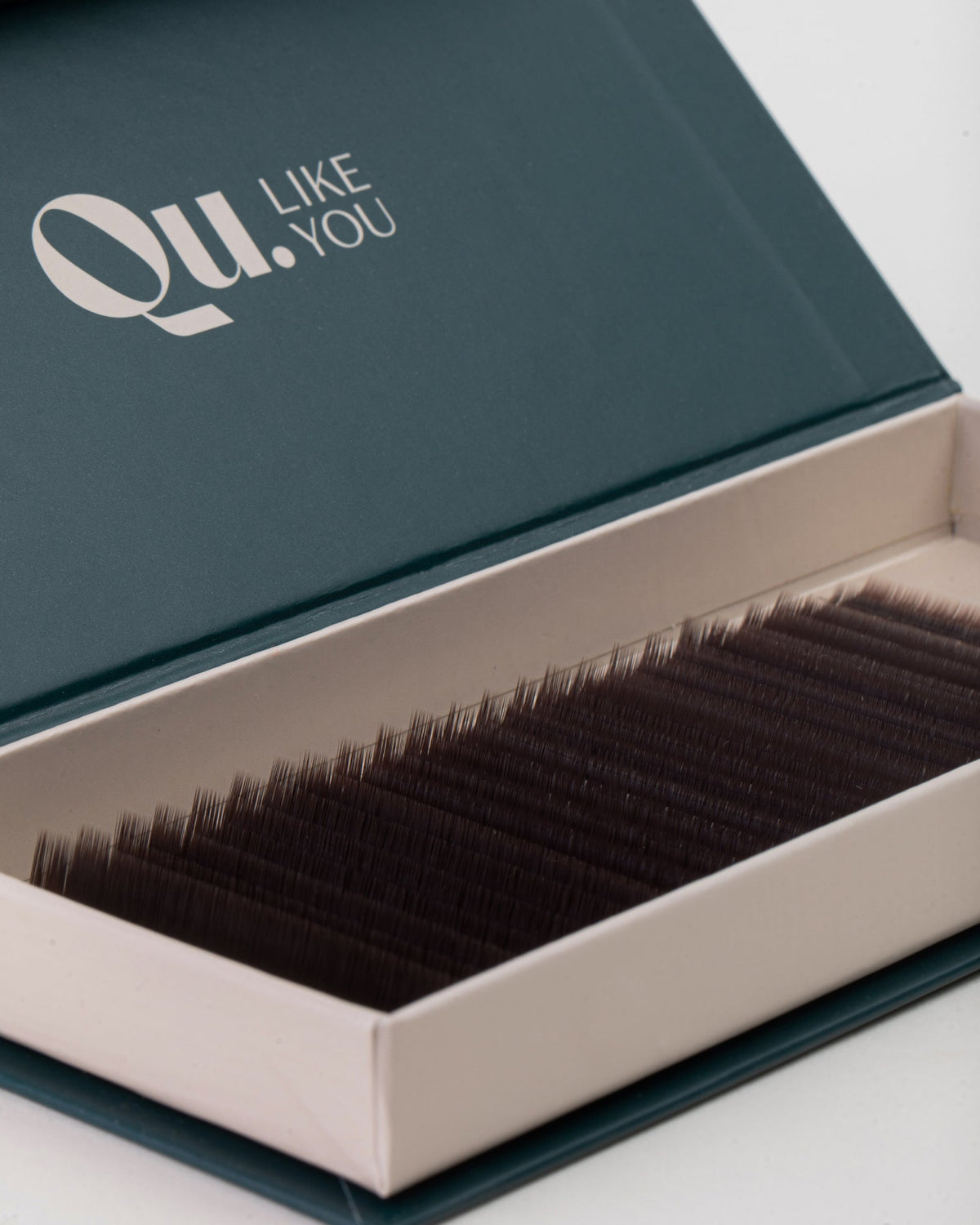 Eyelash Extensions Brown Collection Mix XXL  – Café Noir / 0.07 mm – 25 Lines Qu.Like You